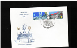 Ddr -germania Est - 1976 Fdc LEIPZIGER HERBSTMESSE - 1971-1980