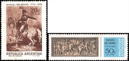 Argentina 0863/864 ** Foto Estandar. 1970 - Unused Stamps