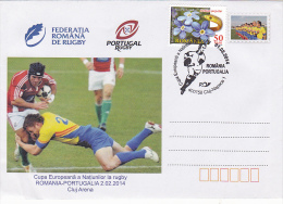 2995A  RUGBY, SPECIAL COVER, 2012, ROMANIA - Rugby