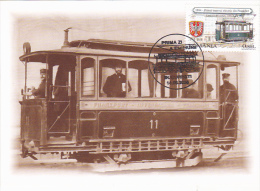 3002A TRAMWAY, CM, MAXI CARD, 2009, ROMANIA - Tramways