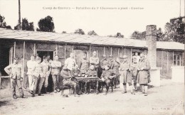 Camp De CASTEAU - Bataillon Du 5é Chasseurs à Pied - Cantine - Carte Très Animée - Soignies