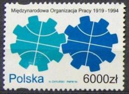 ILO INTERNATIONAL LABOUR ORGANIZATION OIT ORGANISATION INTERNATIONALE DU TRAVAIL  POLOGNE POLEN POLAND 1994  MNH MI 3493 - OIT