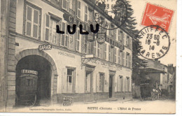 DEPT 16 : Ruffec , L Hotel De France ( Garage, Attelage Caléche De L Hotel ) - Ruffec