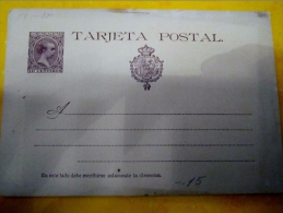 Entier Postal U.P.U   Espagne , Tarjeta Postal  Vierge - 1850-1931