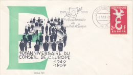 EUROPEAN COMMUNITY,EUROPEAN COUNCIL, SPECIAL COVER, 1959, AUSTRIA - European Community