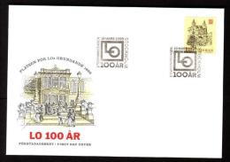 LO SWEDISH TRADE UNIONS GEWERKSCHAFTSFORBUND POLITICS SWEDEN SUEDE SCHWEDEN 1998 M 2048  FDC - OIT