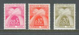 1960 FRANCE POSTAGE DUE MICHEL: P93-95 MNH ** - 1960-.... Mint/hinged