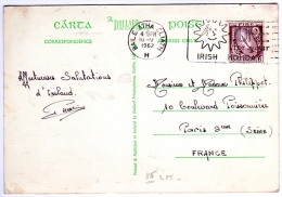 Timbre Yvert N° 86 / CP , Carte , Postcard Du 10 V 1962  Pour La France . - Covers & Documents