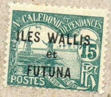 WALLIS Et F. : Piroguier : Timbre De Nelle Calédonie   Surchargé "Iles WALLIS Et FUTUNA" - Strafport