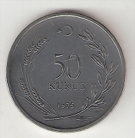 Turkye 50 Kurus  1975 Km  899   Unc !!! - Turquie