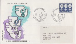 UNO UNITED NATIONS WOMEN RIGHTS FRAUENRECHTE LES DROITS DES FEMMES DERECHOS  MUJERES DENMARK 1980 MI 701 FDC Slania - Collections, Lots & Séries