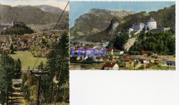 2 CPSM 9X14   D´ AUTRICHE -   KUFSTEIN Gegen Das KAISERGEBIRGE - Mit KAISERLIFT - Kufstein