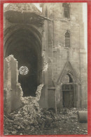 68 - SENNHEIM - CERNAY - Carte Photo - Kirche - Eglise - Ruines - Guerre 14/18 - Cernay
