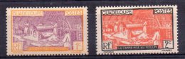 Guadeloupe N°99 Et 100 Neufs Sans Charniere - Unused Stamps