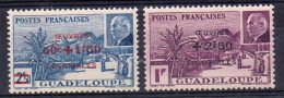 Guadeloupe N°173 / 174 Neufs Sans Charniere - Unused Stamps