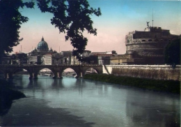 Roma - Ponte E Castel S.angelo - 265 - Formato Grande Non Viaggiata - Bruggen