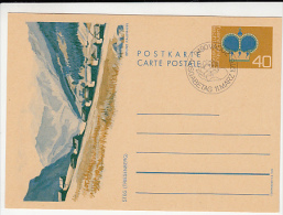 8907- LANDSCAPES BY BRUNO KAUFMANN, POSTCARD STATIONERY, OBLIT FDC, 1984, LIECHTENSTEIN - Ganzsachen