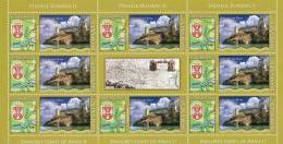 Romania 2010 / Danube´s Coat Of Arms (II) / 4 MS - Serbia, Bulgaria, Moldova, Ukraina - Ungebraucht