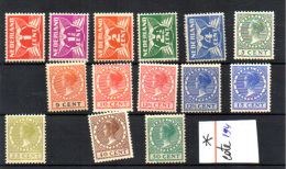 Wilhelmine, Entre 133 Et 151*, Cote 2015= 194 €, - Unused Stamps