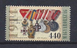 HUNGARY-2014. 100th Anniversary Of The Outbreak Of WORLD WAR I./Medals  MNH!!! - Unused Stamps