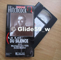 Alfred Hitchcock - La Loi Du Silence - K7 Vidéo VHS Noir & Blanc - Version Française (Ed. Atlas) - Occasion - Action, Adventure