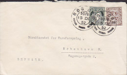 Ireland N. L. BOSSEN Rosemount ROSCREA 1952 Cover Lettre To Denmark (2 Scans) - Storia Postale