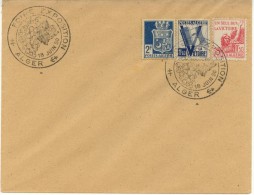 N°192+199+198 Sur Lettre  "foire Exposition Alger 18-6-50" - Lettres & Documents