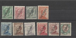 ITALY 1924 - OCCUPAZIONE CASTELROSSO 10 VALORI MINT NEVER HINGED 5-10-15-20-25-40-50-60-85 CENT + 1 LIRA PERFETTI REFGR - Castelrosso