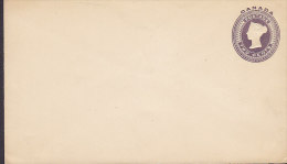 Canada Postal Stationery Ganzsache Entier 2 C Queen Victoria Cover Umschlag Lettre (Unused) - 1860-1899 Victoria