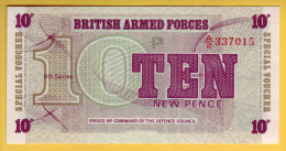 ROYAUME UNI - GRANDE BRETAGNE - Billet De 10 New Pence. (1972). Vouchers. Pick: M45. NEUF - Forze Armate Britanniche & Docuementi Speciali