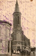 COURCELLES EGLISE DE FORRIERE ANIMEE CARTE PRECURSEUR - Courcelles