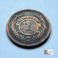 Uruguay - 2 Centesimos - 1869 - Uruguay