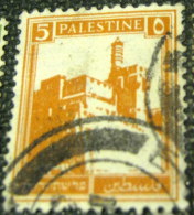 Palestine 1927 Citabel Jerusalem 5m - Used - Palestine