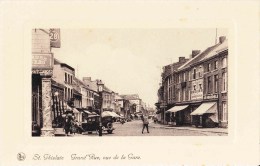 SAINT-GHISLAIN - Grand'Place, Vue De La Gare - Saint-Ghislain