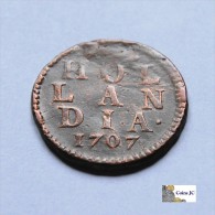 Holanda - 1 Duit - 1707 - …-1795 : Oude Periode