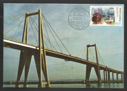 Portugal Pont De Figueira Da Foz Carte Maximum 1982 Bridge Maxicard - Maximumkaarten