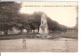 ALLONNES - LE MONUMENT AUX MORTS DE LA GRANDE GUERRE - Allonnes