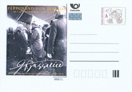 Czech Rep. / Postal Stat. (Pre2013/31) Ferdinand Von Zeppelin (1838-1917) (1) 1909 Tegel - Von Zeppelin And Wilhelm II. - Postkaarten