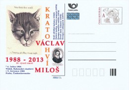 Czech Rep. / Postal Stat. (Pre2013/33) Milos Vaclav Kratochvil (1904-1988); Engraving Wenceslaus Hollar, J. A. Comenius - Postkaarten