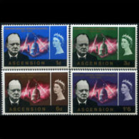 ASCENSION 1966 - Scott# 96-9 Churchill Set Of 4 LH (XI171) - Ascension