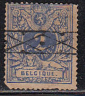Belgium Used 2c Lying Lion - 1869-1888 Leone Coricato