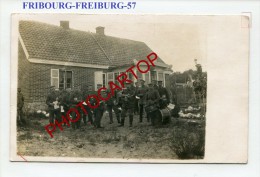 FRIBOURG-FREIBURG-Concert Militaire-Soldats-Animation-Carte Photo Allemande-Guerre 14-18-1WK-Frankreich-France-57-Feldpo - Rechicourt Le Chateau