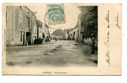 CPA  52  :  LONGEAU   Rue Principale  1905        A  VOIR  !!!!!!! - Le Vallinot Longeau Percey