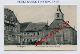 FENETRANGE-FINSTINGEN-Apotheke-KÜHN-Hotel BRICKA-Carte Allemande-Guerre 14-18-1WK-Frankreich-France-57- - Fénétrange