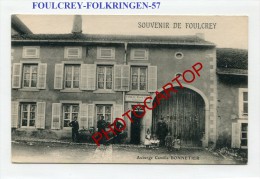 FOULCREY-FOLKRINGEN-Auber Ge-Camille BONNETIER-Animation-Perio De Guerre 14-18-1WK-Frankreich-Fran Ce-57- - Rechicourt Le Chateau