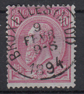 BELGIË - OBP -  1884/91 - Nr 46 - (BRUXELLES (MIDI)) - Bahnpoststempel