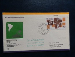 47/605  1° VOL  LUFTHANSA  1975  SENEGAL - Other & Unclassified
