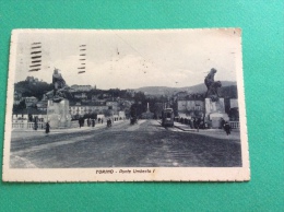 TORINO - Ponte Umberto I, Tram - Cartolina FP V 1927 - Bridges