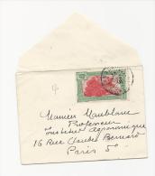 CARTE DE VOEUX DE TANA MADAGASCAR => FRANCE IMPRIME LETTRE COVER PRINTED MATTER - Brieven En Documenten