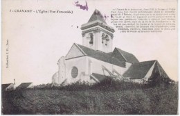 Cpa  CRAVANT L EGLISE - Pontigny